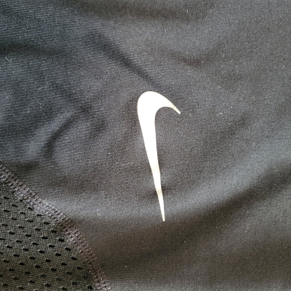 Nike Outfit Womens Dri-FIT Sports Bra Crop Leggings Set Blue Black Gym Medium - Picture 6 of 9
